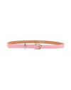 Maison Boinet Thin Belt In Pink