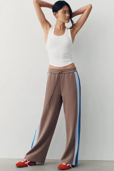 Bernardo Zip-up Track Pants In Grey