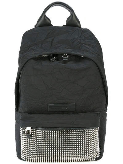 metallic stud backpack