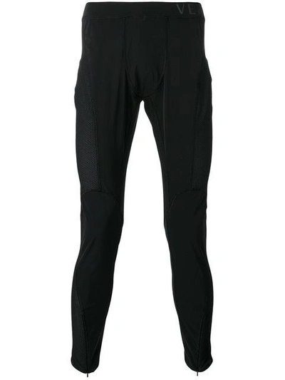 Shop Versace Skinny Side Logo Track Pants