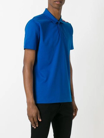 Shop Rossignol Logo Sleeve Polo Shirt - Blue