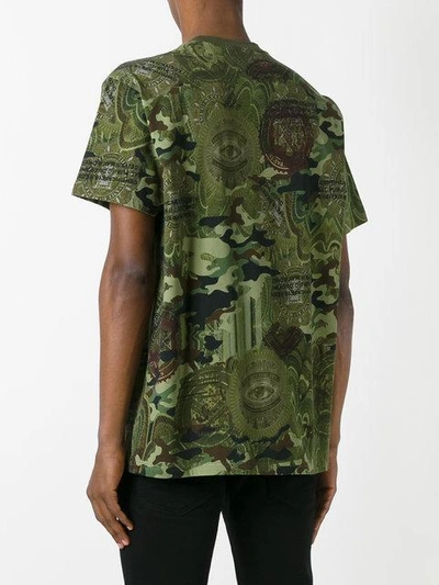 Shop Givenchy Camouflage Print T In Green
