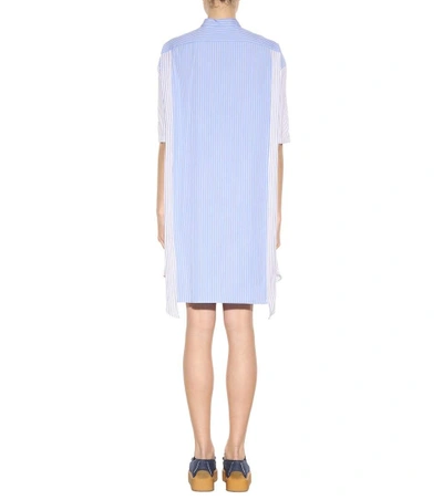 Shop Stella Mccartney Leanna Cotton Dress In Sky Llue