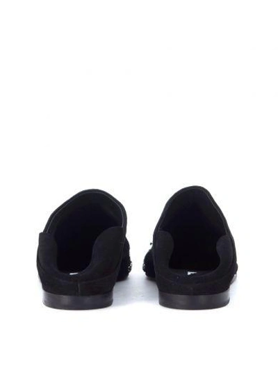 Shop Mcq By Alexander Mcqueen Mcq Alexander Mcqueen Sundance Black Leather Sandal With Studs In Nero