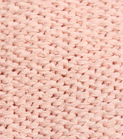 Shop See By Chloé Cotton-blend Sweater In Pink