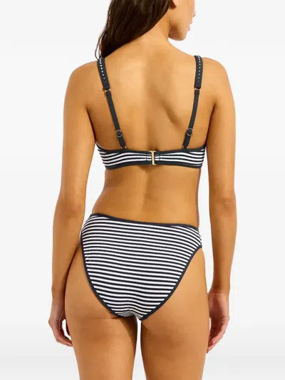 Seafolly Striped Underwired Bikini Bottoms In Multi