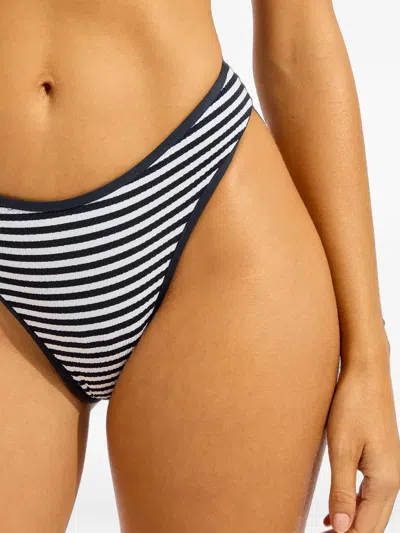 Seafolly Striped Underwired Bikini Bottoms In Multi