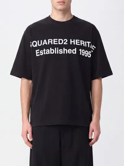 Dsquared2 Logo-print Oversize Cotton T-shirt In Multi