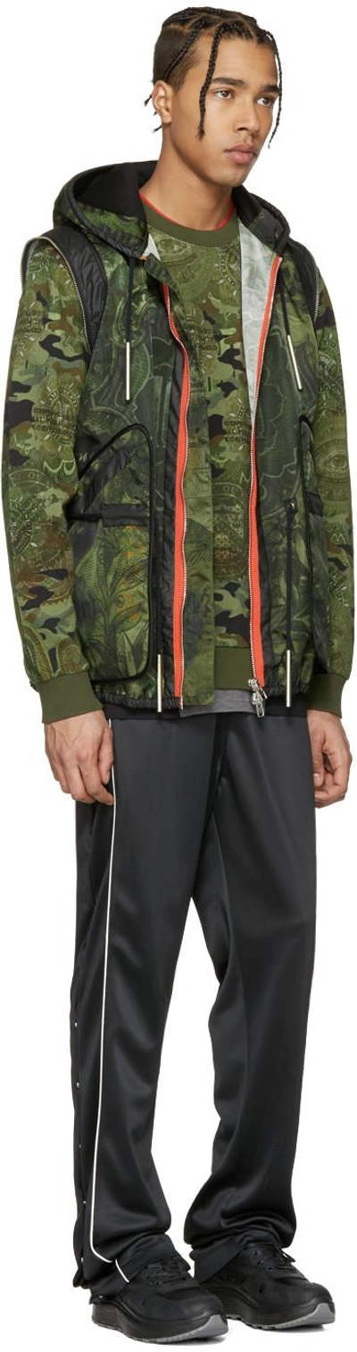 Shop Givenchy Green Camo Illuminati Pullover