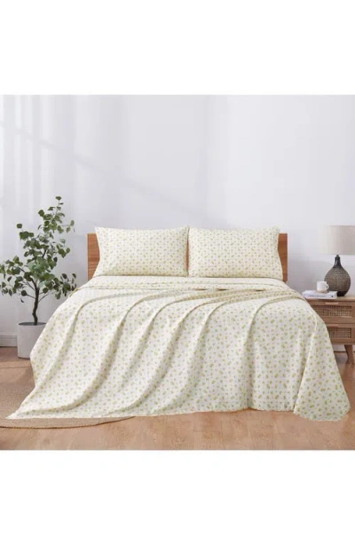 Modern Threads Printed 4-piece Sheet Set In Brown
