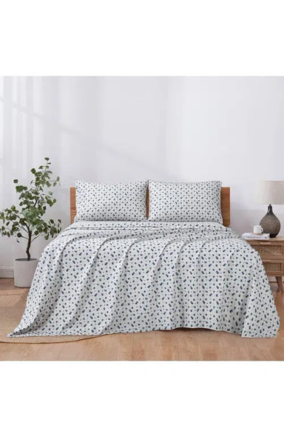 Modern Threads Printed 4-piece Sheet Set In Blueberry