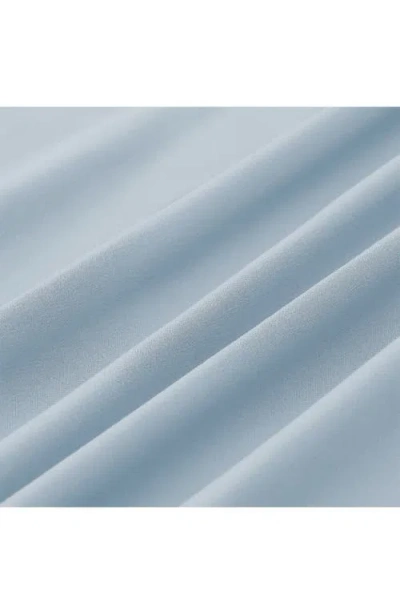 Modern Threads Solid 4-piece Microfiber Sheet Set In Blue Mist