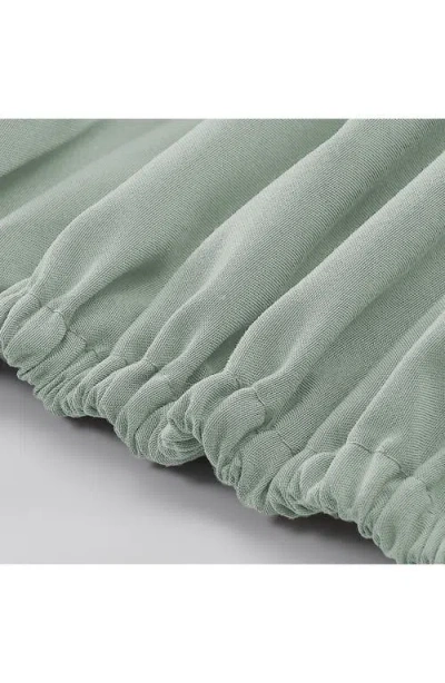 Modern Threads Solid 4-piece Microfiber Sheet Set In Green