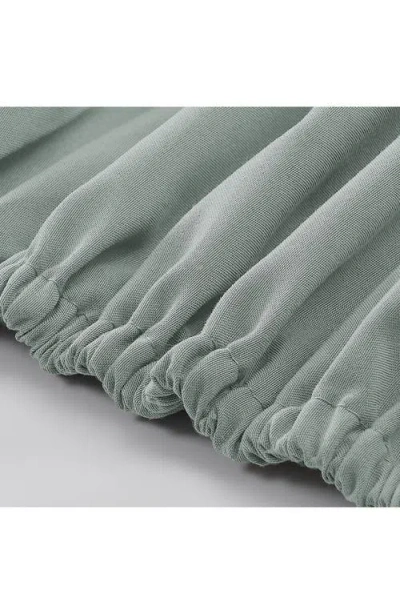 Modern Threads Solid 4-piece Microfiber Sheet Set In Green