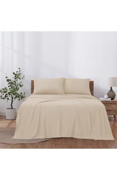 Modern Threads Solid 4-piece Microfiber Sheet Set In Brown