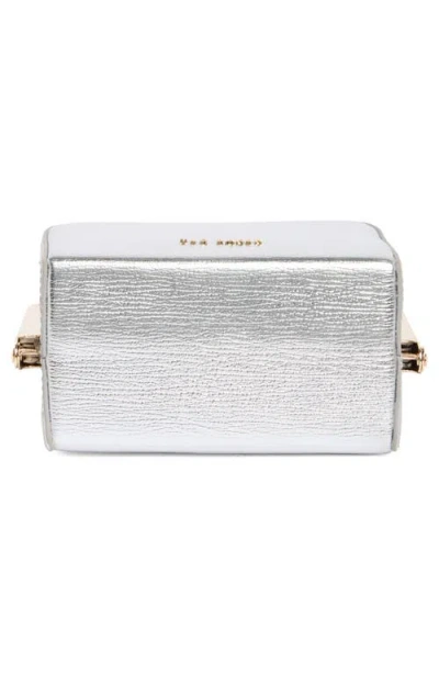 Ted Baker Khloe Frame Clutch In Silver