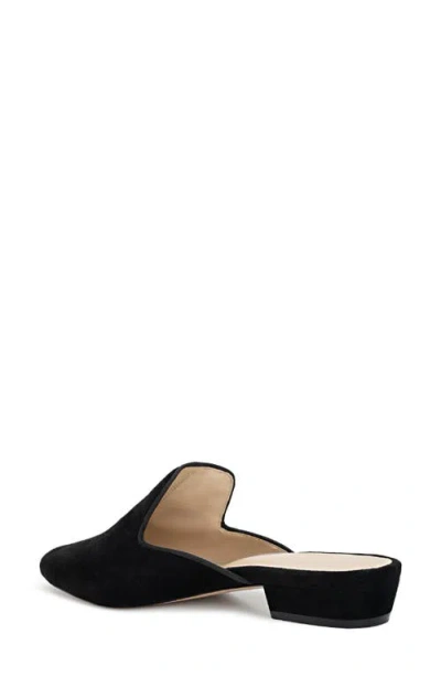 L'agence Como Mule In Black Suede