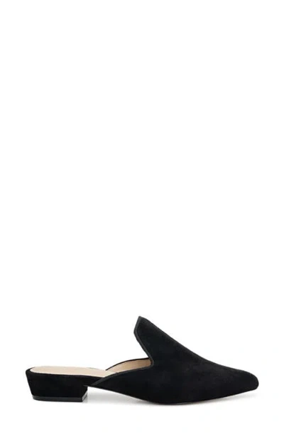 L'agence Como Mule In Black Suede