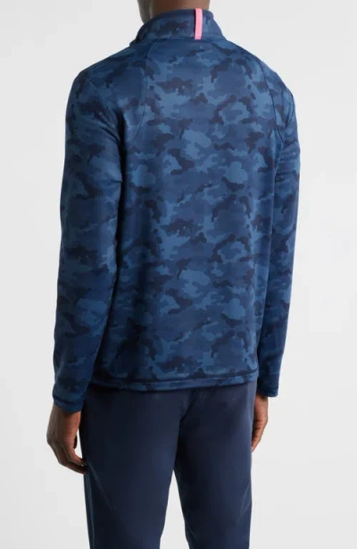 G/fore Quarter Zip Performance Golf Pullover In Twilight Camo