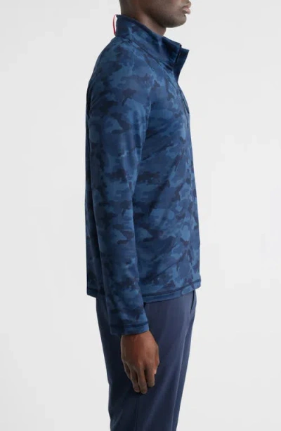 G/fore Quarter Zip Performance Golf Pullover In Twilight Camo