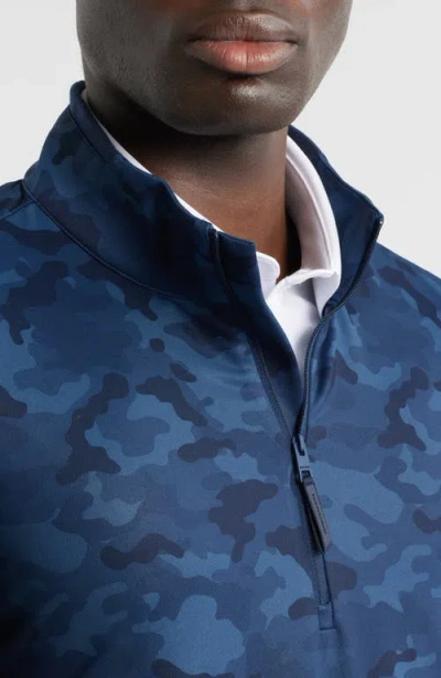 G/fore Quarter Zip Performance Golf Pullover In Twilight Camo