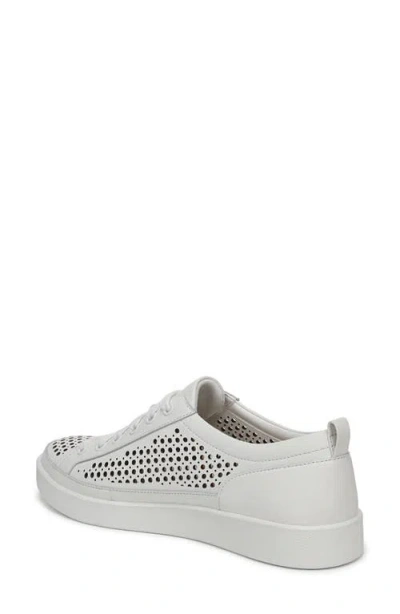 Vionic Winny Perf Sneaker In White Leather