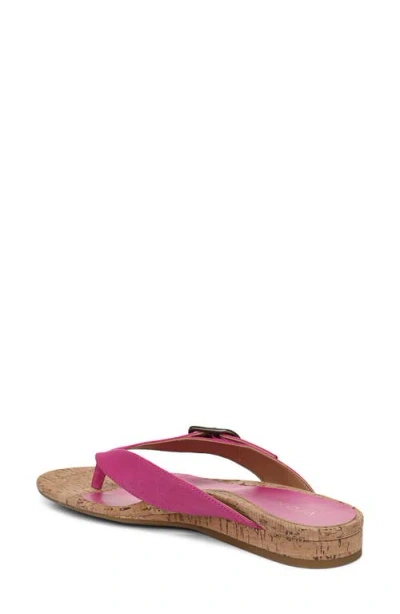 Vionic Grove Flip Flop In Rose Violet