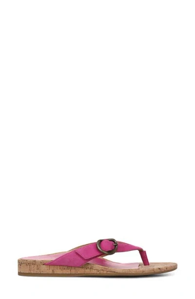 Vionic Grove Flip Flop In Rose Violet