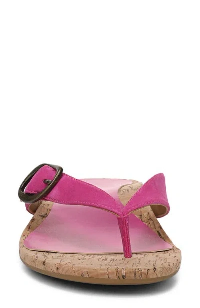 Vionic Grove Flip Flop In Rose Violet