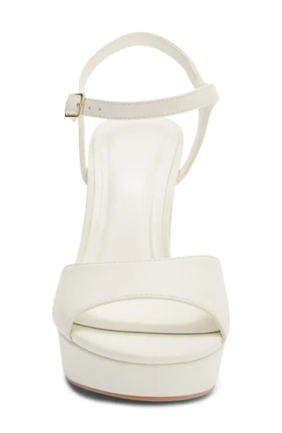 Bp. Vamika Platform Ankle Strap Sandal In Ivory Vanilla