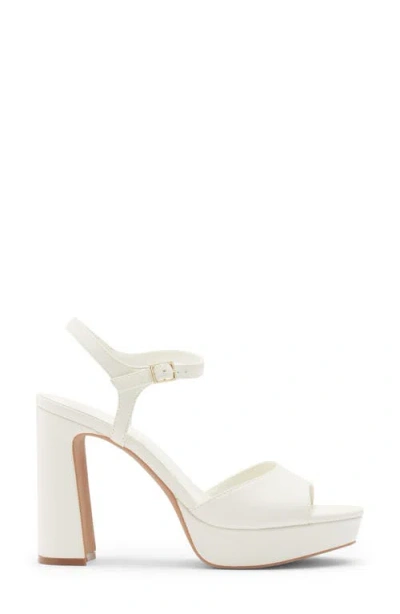 Bp. Vamika Platform Ankle Strap Sandal In Ivory Vanilla