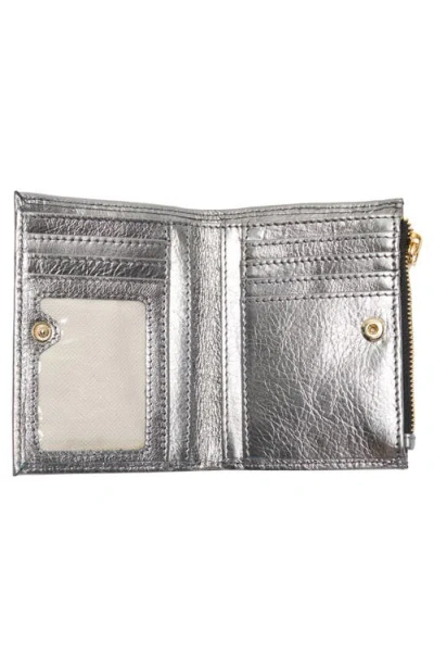 Aimee Sutton Bifold Wallet In Pewter Metallic