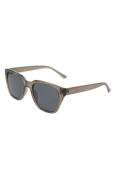 Cole Haan 54mm Modified Rectangular Sunglasses In Smoke Crystal