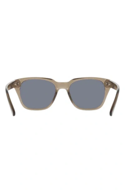 Cole Haan 54mm Modified Rectangular Sunglasses In Smoke Crystal