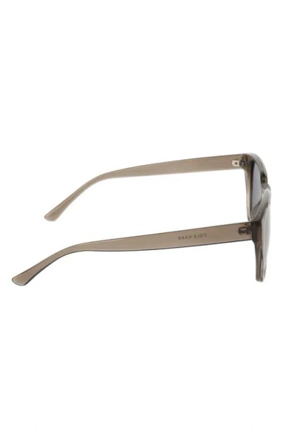 Cole Haan 54mm Modified Rectangular Sunglasses In Smoke Crystal