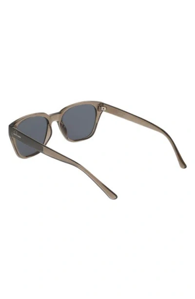 Cole Haan 54mm Modified Rectangular Sunglasses In Smoke Crystal