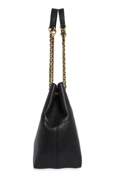 Marc Jacobs Plaza Medium Leather Tote In Black