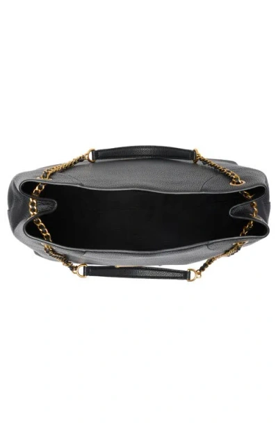 Marc Jacobs Plaza Medium Leather Tote In Black