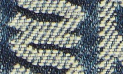 Marc Jacobs Monogram Denim Card Case In Indigo