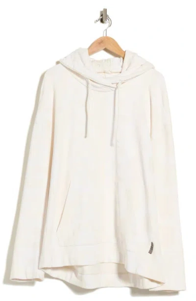 Marc Jacobs Monogram Oversize Pullover Hoodie In Eggshell/optic White