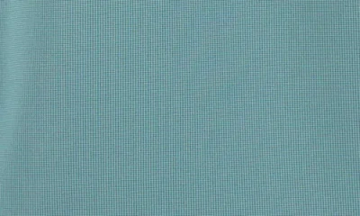 Tailorbyrd Micro Grid Performance Polo In Jade Mist
