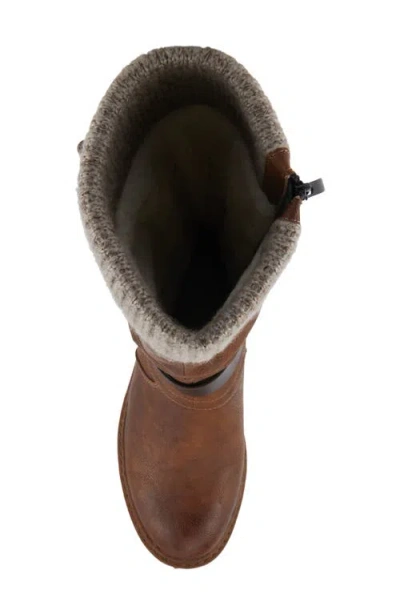 Patrizia By Spring Step Rowin Ruched Boot In Medium Brown