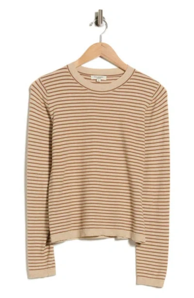 Max Studio Crewneck Sweater In Husk / Terrine