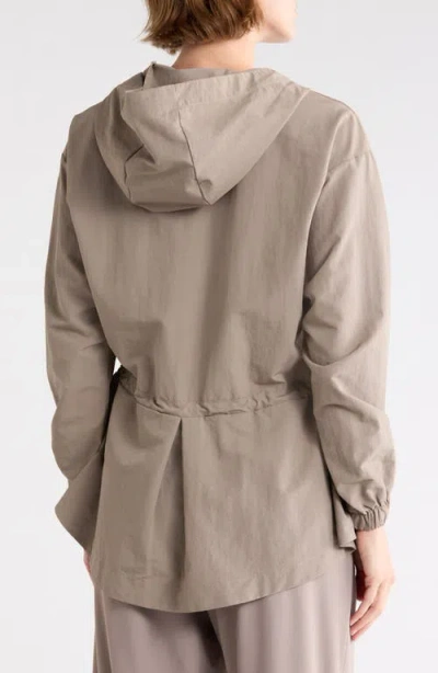 Layer 8 Seaside Woven Jacket In Driftwood