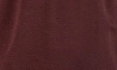 Tailorbyrd Stonewashed Quarter Zip Pullover In Wine