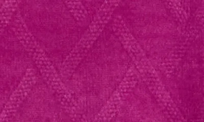 Patrizia Luca Cable Mock Neck Sweater In Raspberry