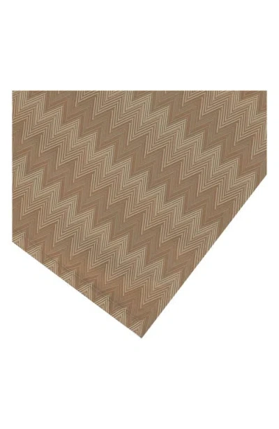 Missoni Zigzag Runner In Brown