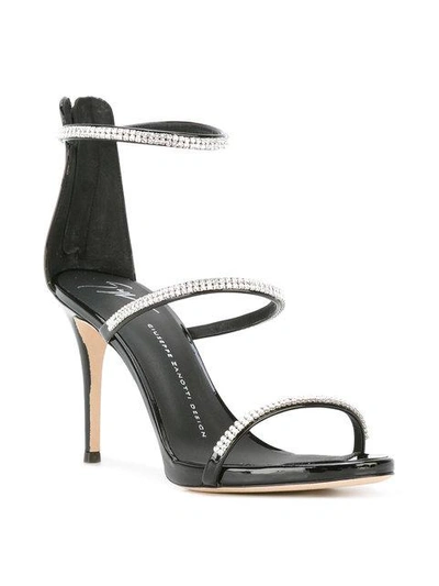 Shop Giuseppe Zanotti Harmony Sparkle 90 Sandals