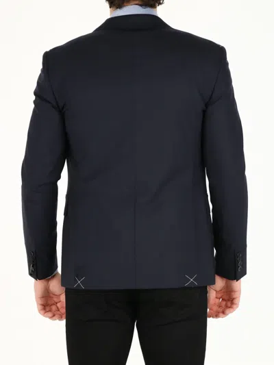 Tonello Double-breasted Wool Jacket In Multi