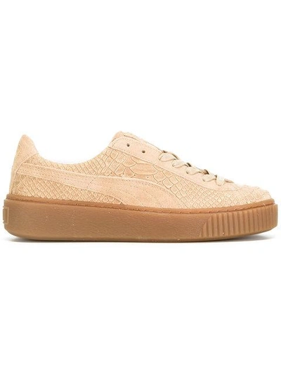 Shop Puma - Basket Platform Core Sneakers